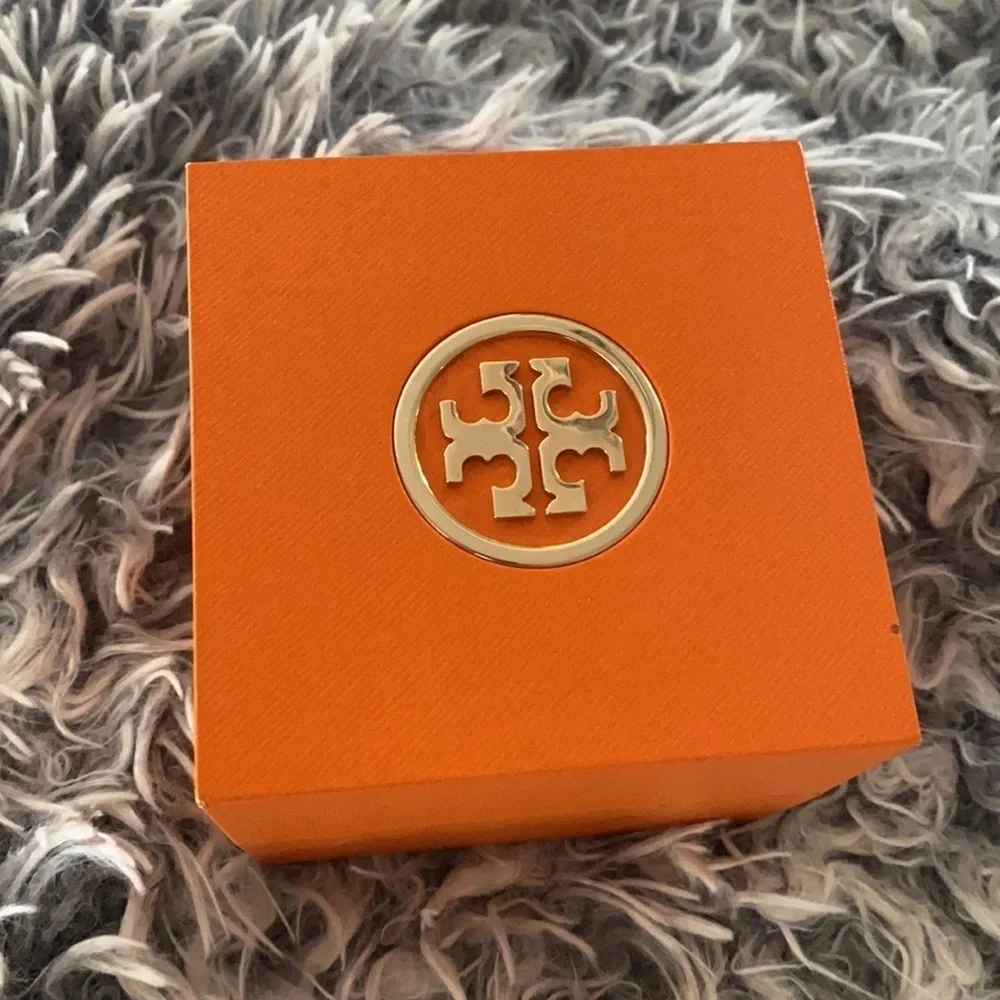 Tory Burch Watch Gold Tone Orange 37 Mm Style TRB1006